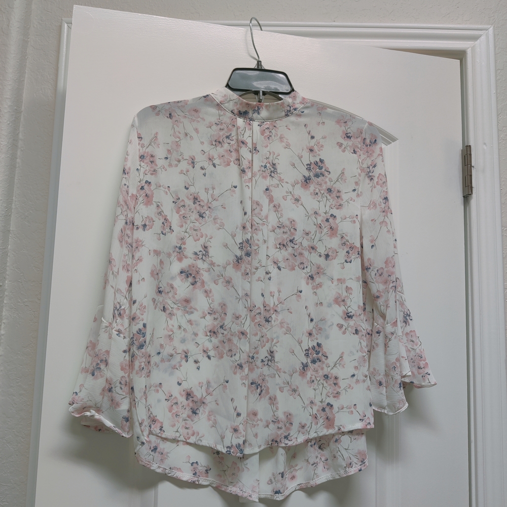 Floral Chiffon Blouse